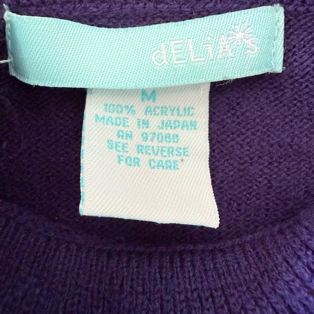 Vintage Y2K dELiA*s Ruffled Turtleneck Sweater - Picture 6 of 6